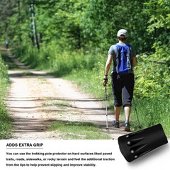 Trekking Pole Tips Protectors Walking Stick Tips, Replacement Rubber Alpenstock