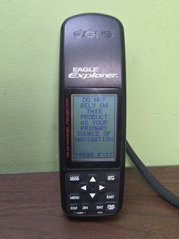 EAGLE EXPLORER GPS 12 CHANNEL, Boat Navigation, Hiking / Outdoors – Working