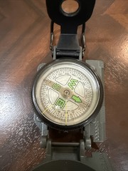 Metal Pocket Army Style Compass Military Camping Hiking Survival Marching Us