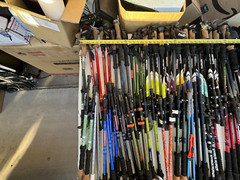 Outdoor Products foldable Trekking Walking Hiking Poles Sticks. Pairs only.