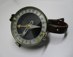 Vintage Original Soviet Wrist Military Tourist Compass Adrianov USSR 1970s