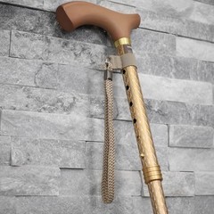 Switch Sticks Folding Walking Cane 32-37-In Aluminum Wood Handle 264LB Unisex