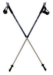 LEKI Nordic Walking Instructor Fully Adjustable Pole Dark Blue