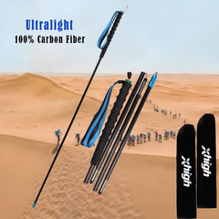Ultralight Carbon Fiber Trekking Poles 2-Pack,Z-Pole Design Trail Running,Foldab