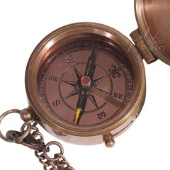 To My Son Engraved Brass Pocket Compass Birthday Gifts Graduation Grandson