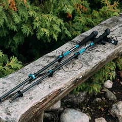 Strider X Carbon Fiber Trekking Poles – Adjustable Lightweight Hiking Poles with
