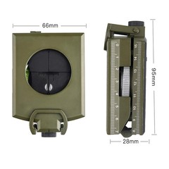 Professional Multifunctional Compass, Metal, Waterproof, High Gena…