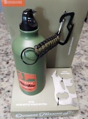 Berkshire Outdoor Trekking Set Water Bottle Carabiner Key Chain 6 In 1 Bear Tool