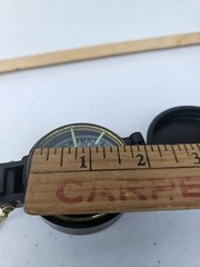 Vintage Compass Precise Pathfinder Engineer Lensatic Compass W/ Original Box