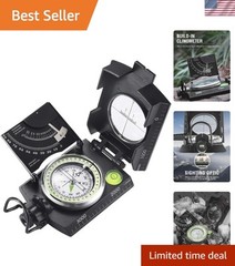 Sighting Navigation Compass with Inclinometer – Waterproof & Impact Resistant