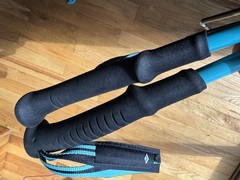 BLACK DIAMOND distance carbon Z DEMO trail run poles ultralite 3 section 105 cm