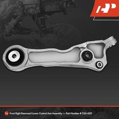 Front Right Rearward Lower Control Arm, Front Right Wheel (Passenger Side)