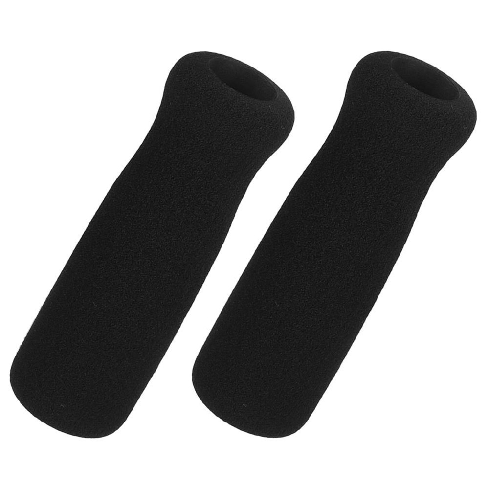 2 Pcs Walking Aid Handle Cover Elder Elderly Crutch Grip Sponge for Cane