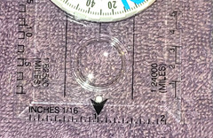 SMOKE CHASER COMPASS US MILITARY COMPASS NO LANYARD NEW IN BOX DATED 1992