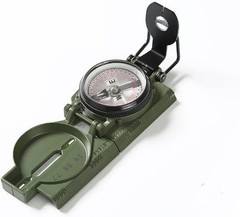 Phosphorescent Waterproof Lensatic Compass for Hiking, Camping, Survival & Navig