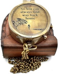Military Compass for Hiking and Survival- Waterproof Brass Nautical Pocket