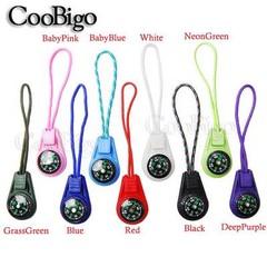 Compass Zipper Pull Outdoor Camping Hiking Tactical Backpack Bag Parts Accessory