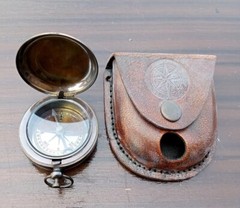 Personalized Working Compass, Push Button Engraved compass, Graduation Gift, Bap