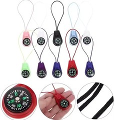 4PCS Mini Survival Compass Set Waterproof Liquid Filled Hiking Camp