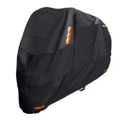 Heavy Duty Motorcycle Cover 300D Oxford Cloth with Reflective Strips Waterproof