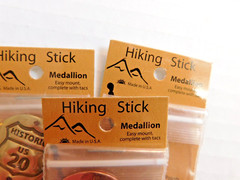 Hiking Stick Medallions HISTORIC US 20 Lot of 3 NEW