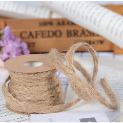 Jute Rope Twine Natural Jute for material Woven Tape Style Generous Length