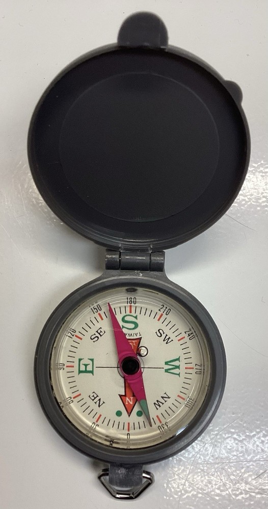 Coleman Liquid-Filled Pocket Compass, Preowned 814-650T