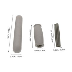 1 Set Durable Rubber Crutch Hand Grips and Armpit Replacement Pads for Walking