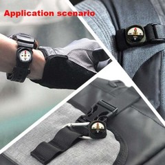 Mini Luminous Button Compass For Watch Band Lanyard