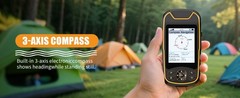 Handheld GPS for Hiking Rugged Handheld GPS Navigator with USA Topo Map