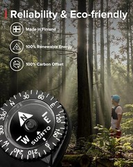 Multi-Functional Northern Hemisphere Compass with Clip Mount for Outdoor Use