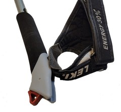 LEKI Nordic Walker Platinium Limited Edition Carbon Series 120cm Silver