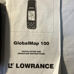 Lowrance GlobalMap 100 Marine Handheld GPS Receiver – Tested, Works.