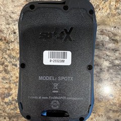 SPOT SPOTX Satellite GPS Messenger SOS Device, Orange/Black Plastic