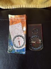 Liquid Filled Compass – Map Compass – Boxed W/Lanyard – Glass + Scale