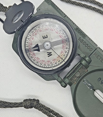 Cammenga Model 27 US Military Phosphorescent Lensatic Compass with Pouch