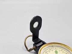 Vintage Plastic & Brass Hardware Engineer Directional Compass
