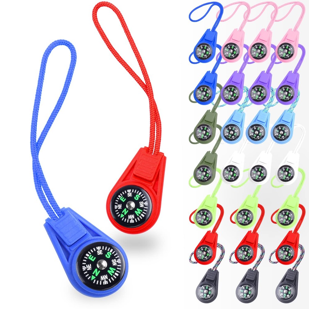 25 Pack Compass for Kids Mini Compasses Bulk Kids Toy Compass for Party Favor…