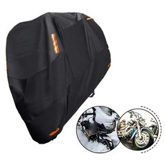 Heavy Duty Motorcycle Cover 300D Oxford Cloth with Reflective Strips Waterproof