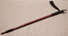 SPORTLINE Replacement Adjustable Aluminum Walking Pole, Red (XC550)