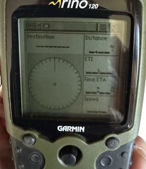 Garmin Rino 120 Handheld Hiking GPS Navigator & 2-Way Radio TESTED