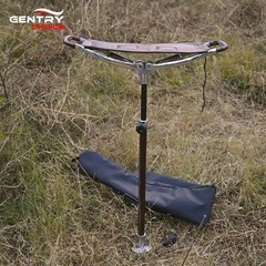 Outdoor Shooting Stick Adjustable Seat Hunting Stick Chair Camping Waking Cane