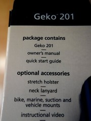GARMIN Geko 201, Personal Navigator, NEW Open Box