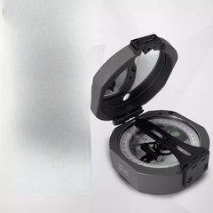 Waterproof Etched Compass Measuring Altitude/altitude Difference Grade Angles