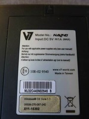 V7 NAV740 (US MAP) 4.3″ Text-to-Speech Automotive Car Navigation GPS Receiver