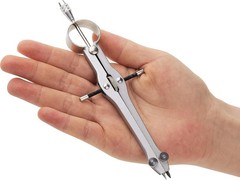 – Professional Compass for Geometry, Extra Lead, Metal Compass, Compass, Compass