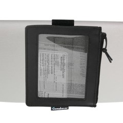 Registration & Insurance Card Document Holder for Visor, Carrying Case Black
