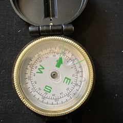 Outdoor Products Travel Gear Lensatic Compass Hunting Camping Hiking Fishing NOB