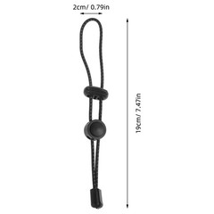 2 Pcs Climbing Cane Strap Backpack Stick Holder Bungee Swim Goggles