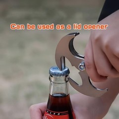 Premium Stainless Steel 4-Claw Folding Hook – Hiking, Camping, Backpack Fix USA